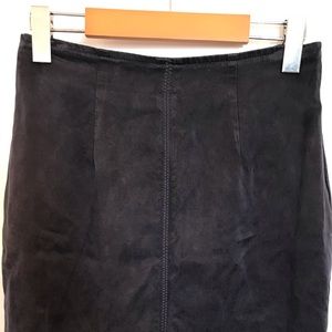 Jean Airoldi designer mini skirt navy blue